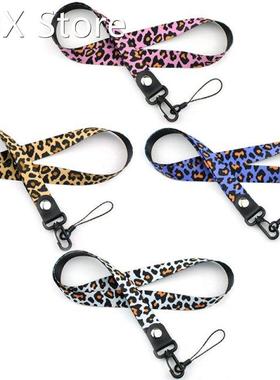 Leopard Phone Neck Straps Lanyard For Keys Cheetah ID Badge