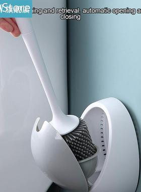Silicone Toilet Brush For WC Accessories Drainable Toilet Br