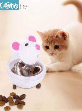 Pet Toys Food Dispenser Feeder Dogs Cats Tumbler Funny Conta