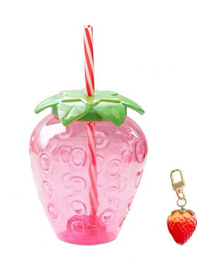 Water Bottle Cartoon Food Grade PP Wide Application Strawber