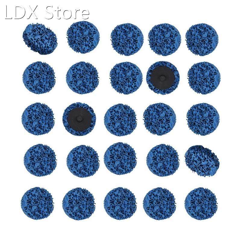 25 pack 2 inch 50mm quick change roloc easy strip clean di