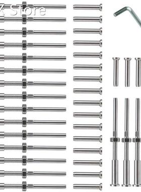 20 Pairs Stainless Steel 316 Grade Cable Railing Threaded St