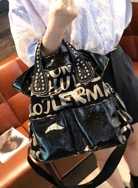 Branded 2020 Rivet Letter Ladie Shoulder Bag High Quality L