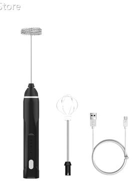 New USB Electric Milk Frother 3 Speeds Coffee Foamer Handhel