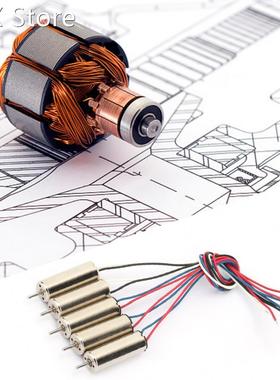 5 pcs Drone Motor Micro Coreless Motor 3V 24000RPM High Spee