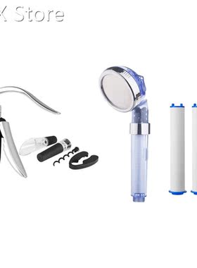 1 Set Manual Wine Opener Corkscrew Set Wine Pourer 1 Set P