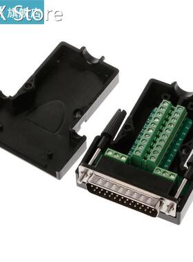 DB25 Male/Female Screw D-SUB 25Pin Plug Breakout Terminal So