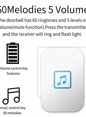 CACAZI Waterproof Self powered Wireless Doorbell 150M Remot