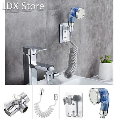 Detachable Sink Shower Extension Head Set Adjustable Quick C