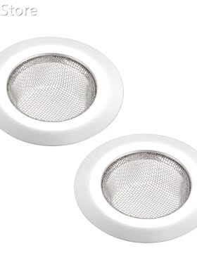 2 Pcs Kitchen Sink Strainer, 2.2 Inches Rim Stainless Steel