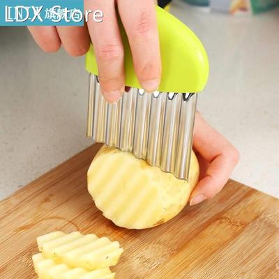 1PC Wave Potato Slicer Onion Cutter Wrinkled French Fries Sa