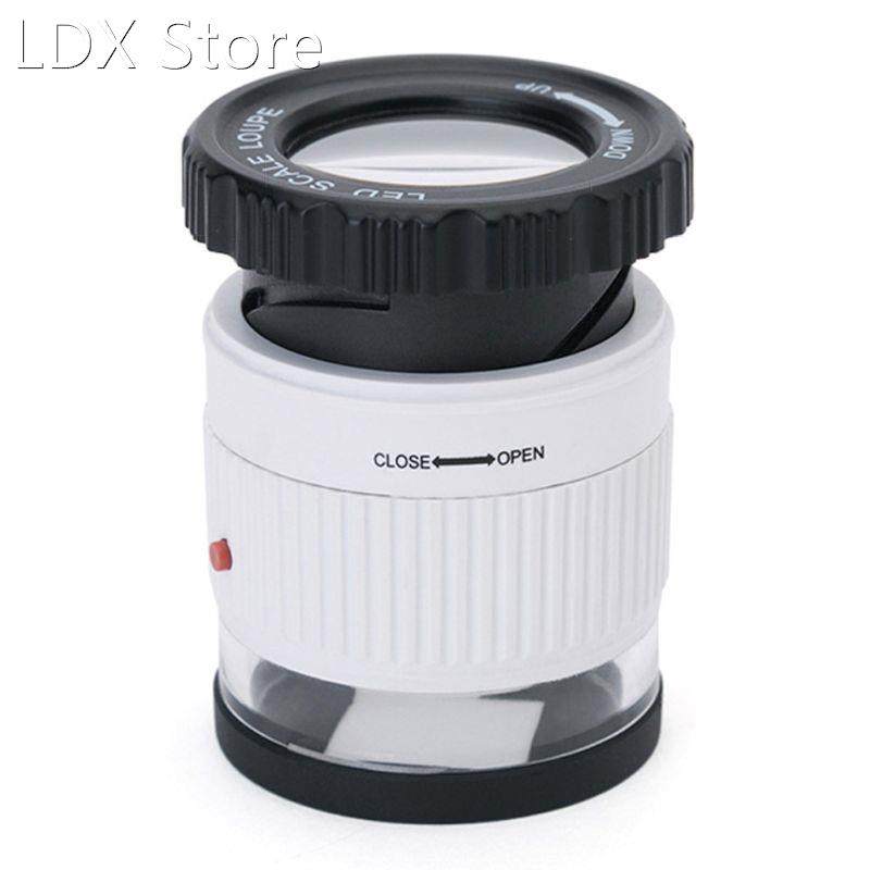 30 magnification cylindrical scale optical glass lens focusi