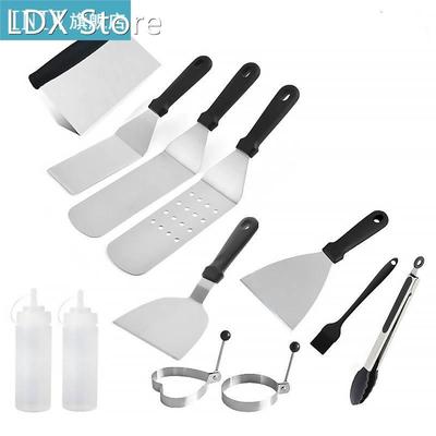 BBQ Tongs Basting Brush Set Silicone Oil Brush Kitchen Tongs