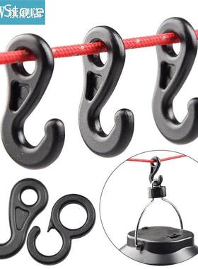 1PC Bungee Cord Karabiner Plastic Shock Backpack Tent Lamp H