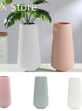 Unbreakable Plastic Vases Simple Flower Arrangement Containe