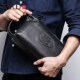 Handbag day male leather AETOO large genuine retro clutch