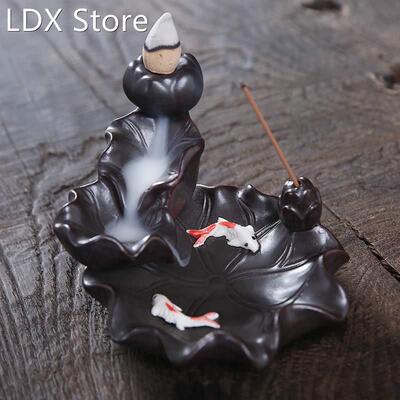 Creatived Home Decor Backflow Stick Incense Burner Ceramic C