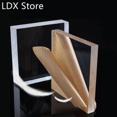 1PCS Thickness 8mm Plexiglass Transparent Clear Plastic Shee