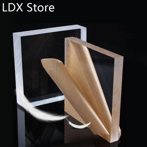 1PCS Thickness 8mm Plexiglass Transparent Clear Plastic Shee