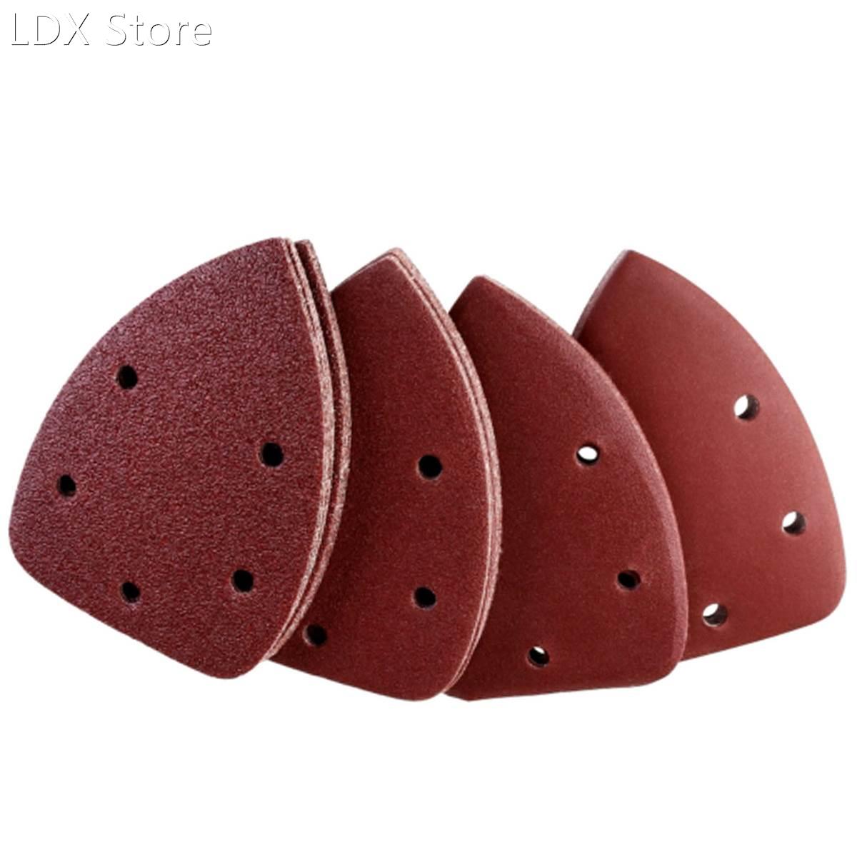 40pcs New Sanding Pads Mouse Sandpaper Disc 40/80/120/240 Gr