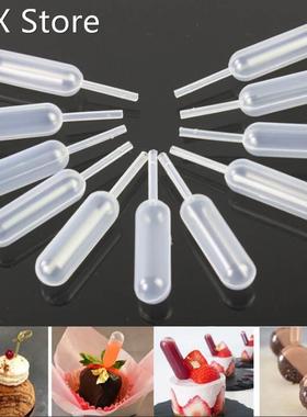 50 Pcs/pack Ice Cream Jelly Milkshake Droppers Straw Dropper
