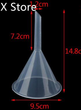 90MM Mouth Dia Laboratory Clear Filter Funnel Plastic Funnel