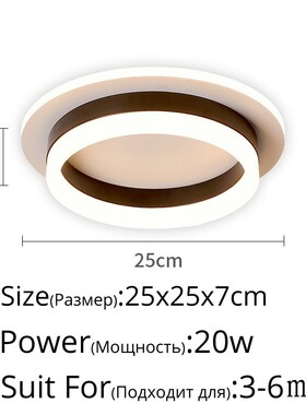 LED Chandelier Light Corridor Hallway Surface Mounted Acryli