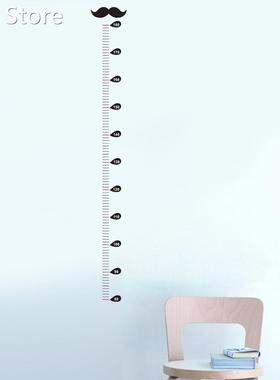 1PC 180cm Beard Kids Height Chart Wall Sticker Home Decor Ca
