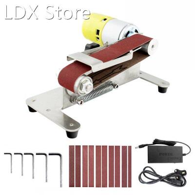 Belt Sander Electric Edge Sharpener with Adjustable 1-45 Deg