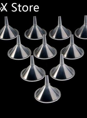 10Pcs Plastic Small Funnels For Perfume Liquid Essential Oil