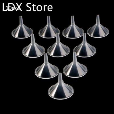 10Pcs Plastic Small Funnels For Perfume Liquid Essential Oil