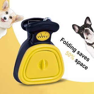 Portable Foldable Toilet Picker Dog Poop Bags Dispenser Trav