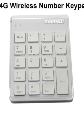 Mini 2.4G USB Wireless Numeric Keypad keyboard teclado numer