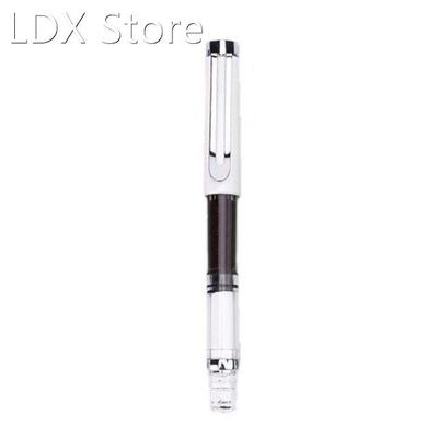 Student Fountain Pen One-piece Pen Body Piston-Filled Visibl