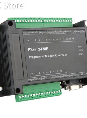 PLC Industrial Control Board FX1N-24MR 14 Input 10 Output 24