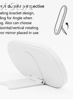 Travel Makeup Box with USB LED Lighted Mirror Cosmetic Case