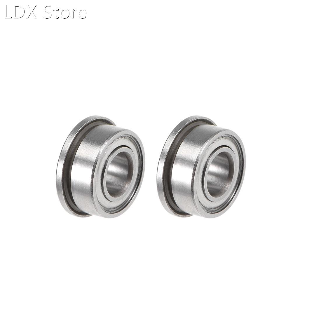 F685ZZ Flange Ball Bearing 5x11x5mm Shielded Chrome Bearings