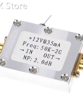 RF Amplifier 50K-2GHZ Low Noise Amplifier Signal Receiver Br