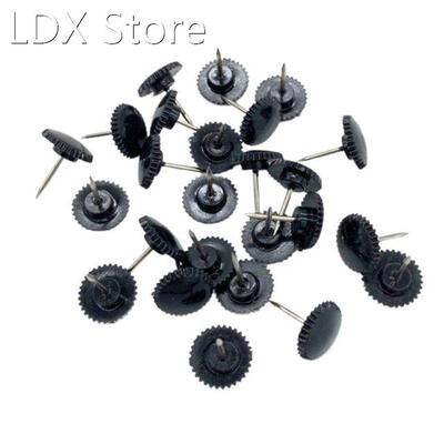 20Pieces 10mm Thumb Tack Gear Pushpin Plastic Round Pushpins