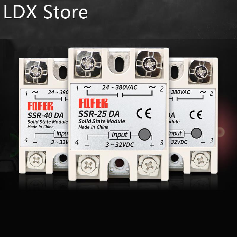 DC-AC 10-100A Solid State Relay SSR-10DA SSR-25DA SSR-30DA S