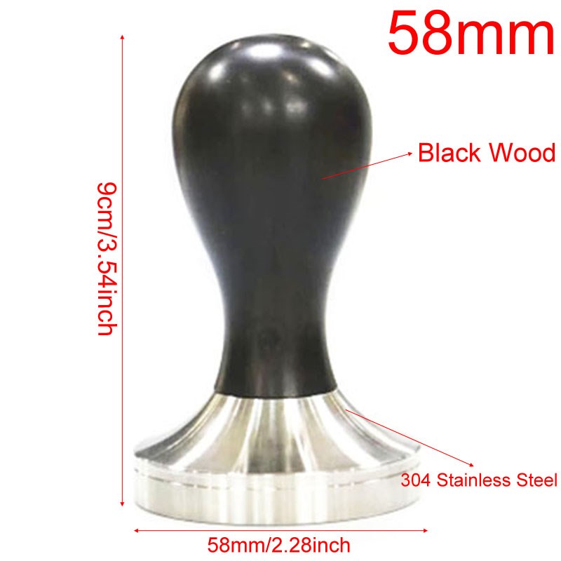 304 Stainless Steel Coffee Tamper 51MM/53MM/58MM Coffee Dist