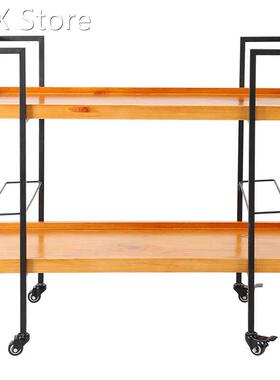Bar Cart Bar Serving Trolley Storage Rack Restaurant Serving
