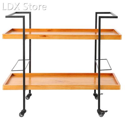 Bar Cart Bar Serving Trolley Storage Rack Restaurant Serving