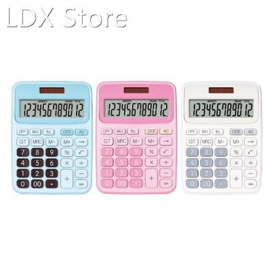 Desktop Office Calculation Supplies 12-digit Electronic Calc