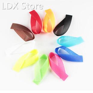 50pcs/pack coloful magic tape nylon cable ties hook loop str