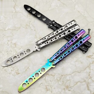 Beginner Butterfly Knife Six-Hole Butterfly Practice Knife T