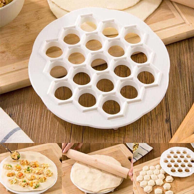 Dumplings Mold Pelmeni Maker Plastic 19 Holes Russian Ukrain