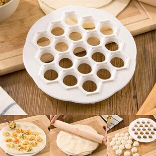 Dumplings Mold Pelmeni Maker Plastic 19 Holes Russian Ukrain