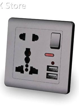 Switched Outlet Adapter Panel British Standard Wall Power So