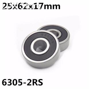 10Pcs 6305-2RS ball bearing 25x62x17 mm deep groove ball bea